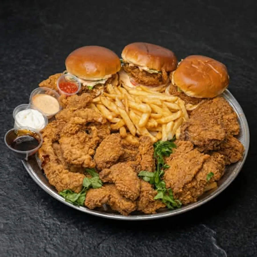 Fried Chicken & AL Chick Sandwich Platter (For 4 to 5) from AL Chick